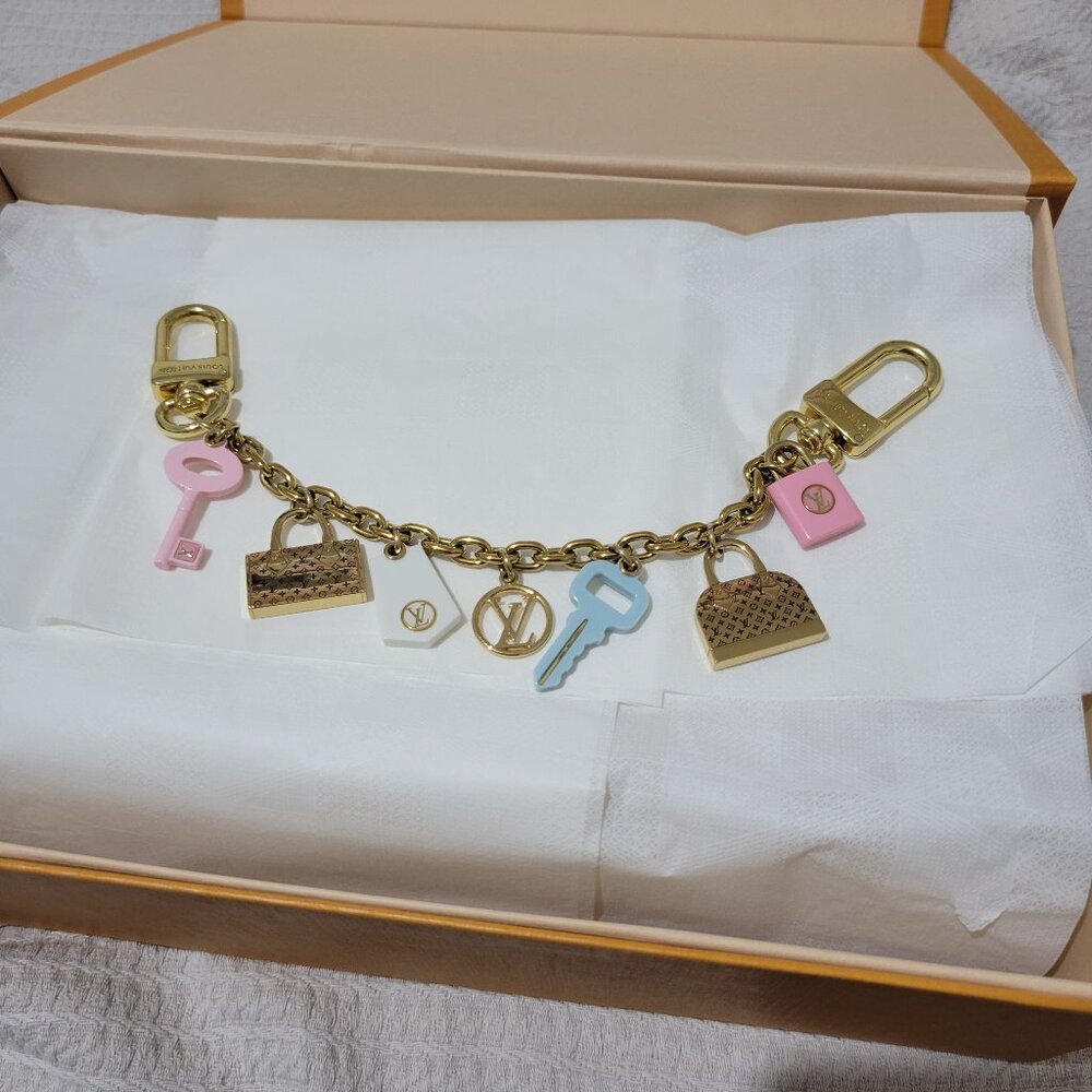 Louis Vuitton Iconics Multicolor Acetate Bag Charm Chain